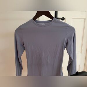 SKIMS Purple Long Sleeve Tee